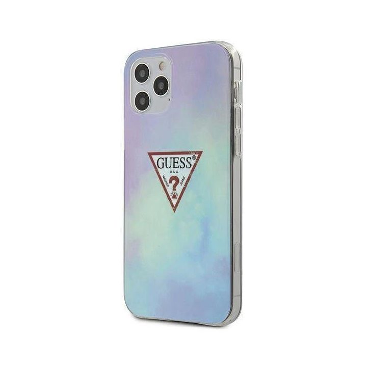 Guess GUHCP12LPCUMCGC02 iPhone 12 Pro Max 6,7 mėlynos/mėlynos spalvos deklas Tie & Die Collection