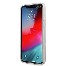 Guess GUHCP12M3D4GIRBL iPhone 12/12 Pro 6.1 vaivorykštinis/iridescentinis deklas 4G 3D Pattern Collection