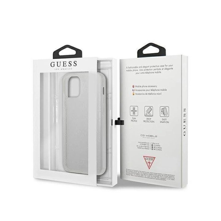 Guess GUHCP12M3D4GTR iPhone 12/12 Pro 6.1 permatomas deklas 4G 3D Pattern Collection