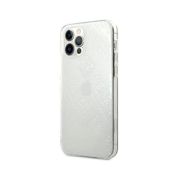 Guess GUHCP12M3D4GTR iPhone 12/12 Pro 6.1 permatomas deklas 4G 3D Pattern Collection