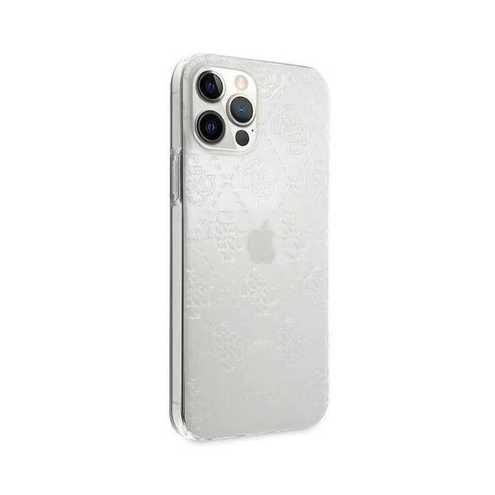 Guess GUHCP12M3D4GTR iPhone 12/12 Pro 6.1 permatomas deklas 4G 3D Pattern Collection