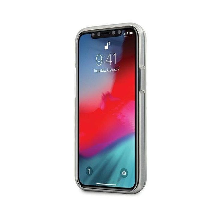 Guess GUHCP12S3D4GTR iPhone 12 mini 5,4 permatomas deklas 4G 3D Pattern Collection
