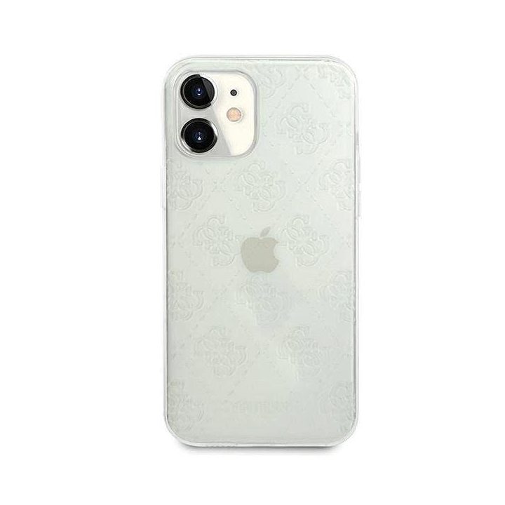 Guess GUHCP12S3D4GTR iPhone 12 mini 5,4 permatomas deklas 4G 3D Pattern Collection
