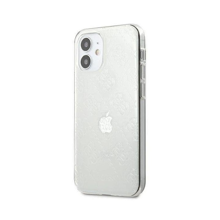 Guess GUHCP12S3D4GTR iPhone 12 mini 5,4 permatomas deklas 4G 3D Pattern Collection