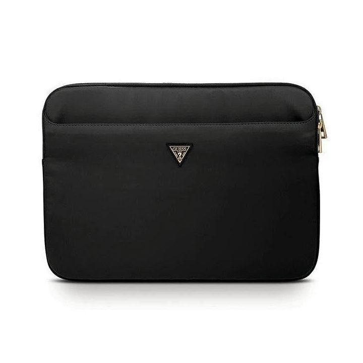 Guess rankovė GUCS13NTMLBK 13 juoda / juoda Nailono trikampis logotipas