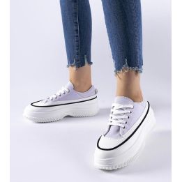 Plesio violetiniai platforminiai bateliai