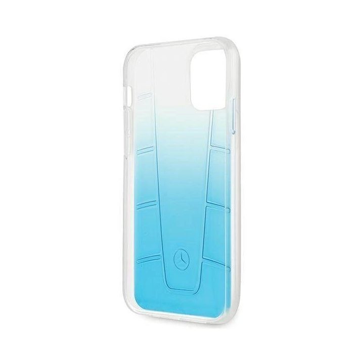 Mercedes MEHCP12MCLGBL iPhone 12/12 Pro 6,1 mėlynos spalvos deklas Transparent Line