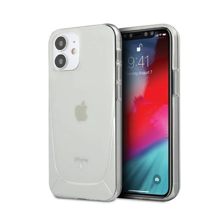 Mercedes MEHCP12SARCT iPhone 12 mini 5,4 skaidrus deklas Skaidri linija
