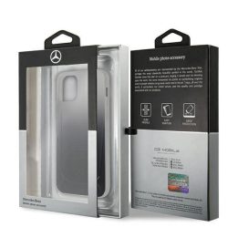 Mercedes MEHCP12SARGBK iPhone 12 mini 5,4 juodos/juodos spalvos deklas Transparent Line