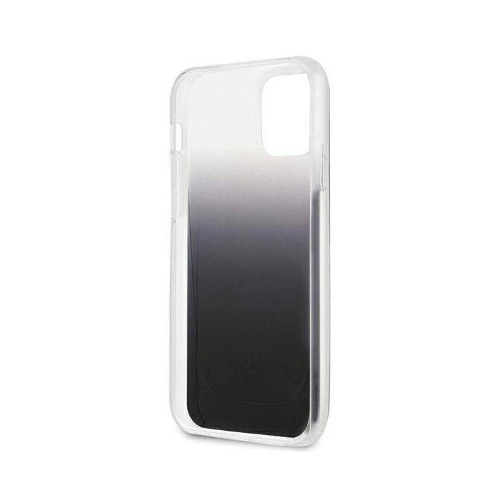 Mercedes MEHCP12SARGBK iPhone 12 mini 5,4 juodos/juodos spalvos deklas Transparent Line