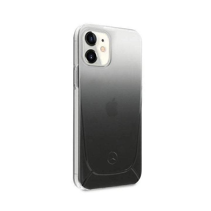 Mercedes MEHCP12SARGBK iPhone 12 mini 5,4 juodos/juodos spalvos deklas Transparent Line