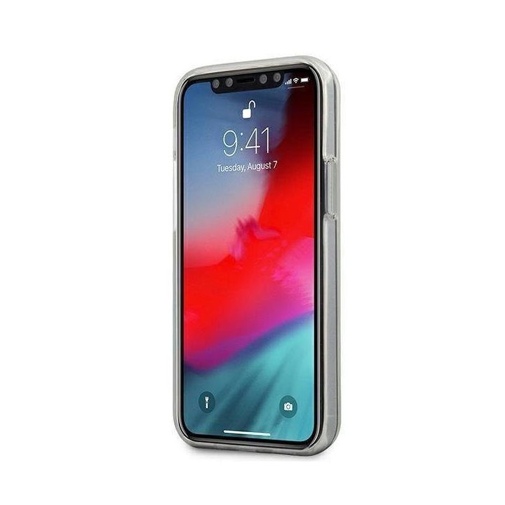 Guess GUHCP12SPCU4GGPI iPhone 12 mini 5,4 rožinės/rožinės spalvos deklas 4G Gradient