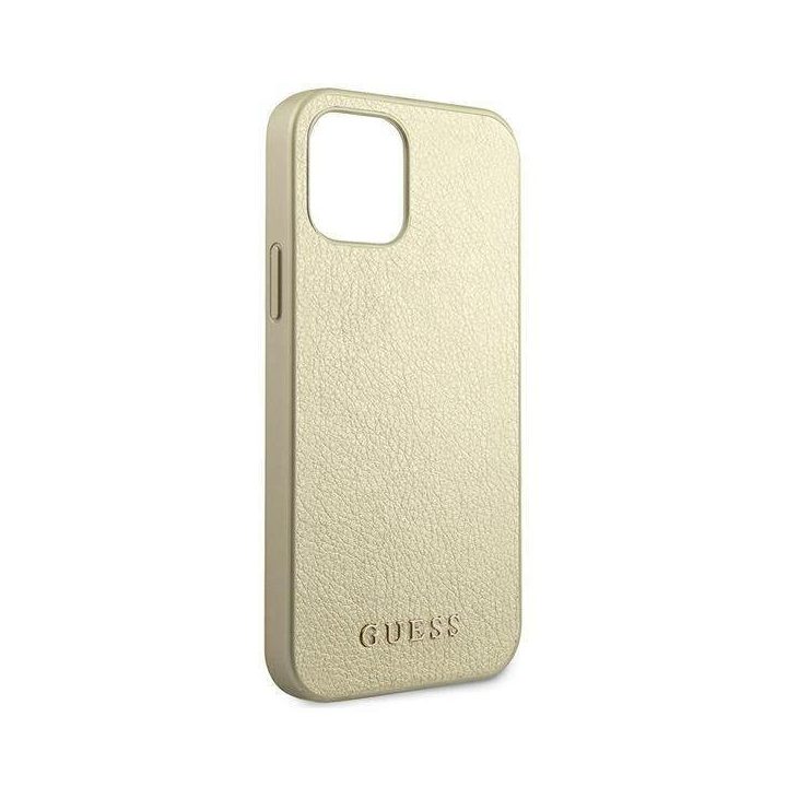 Guess GUHCP12LIGLGO iPhone 12 Pro Max 6,7 aukso/aukso spalvos deklas Iridescent
