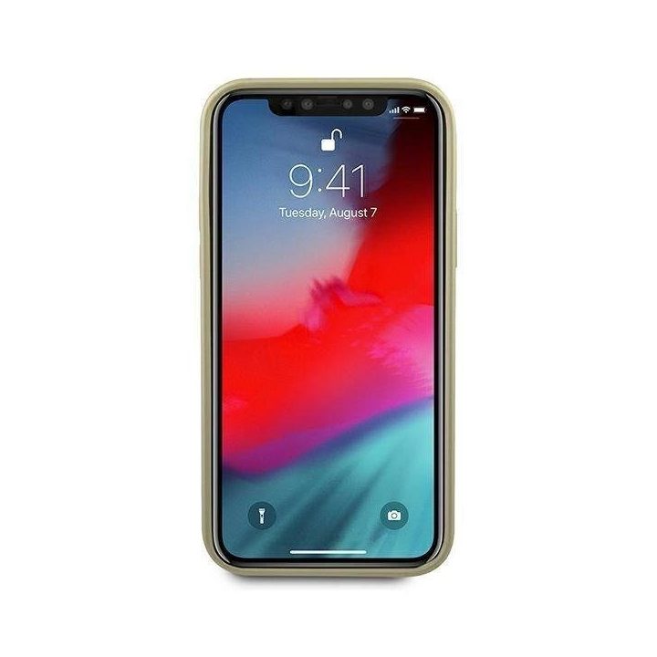 Guess GUHCP12LIGLGO iPhone 12 Pro Max 6,7 aukso/aukso spalvos deklas Iridescent