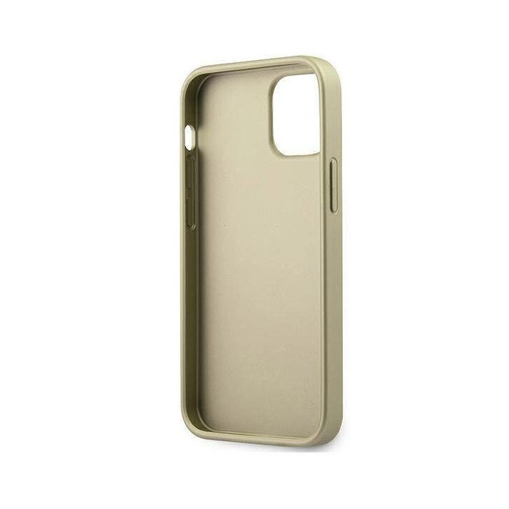 Guess GUHCP12SIGLGO iPhone 12 mini 5,4 aukso/aukso spalvos deklas Iridescent