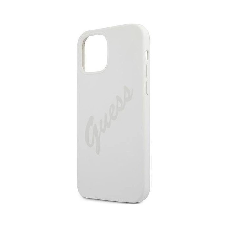 Guess GUHCP12LLSVSCR iPhone 12 Pro Max 6,7 kreminės/kreminės spalvos deklas Script Vintage