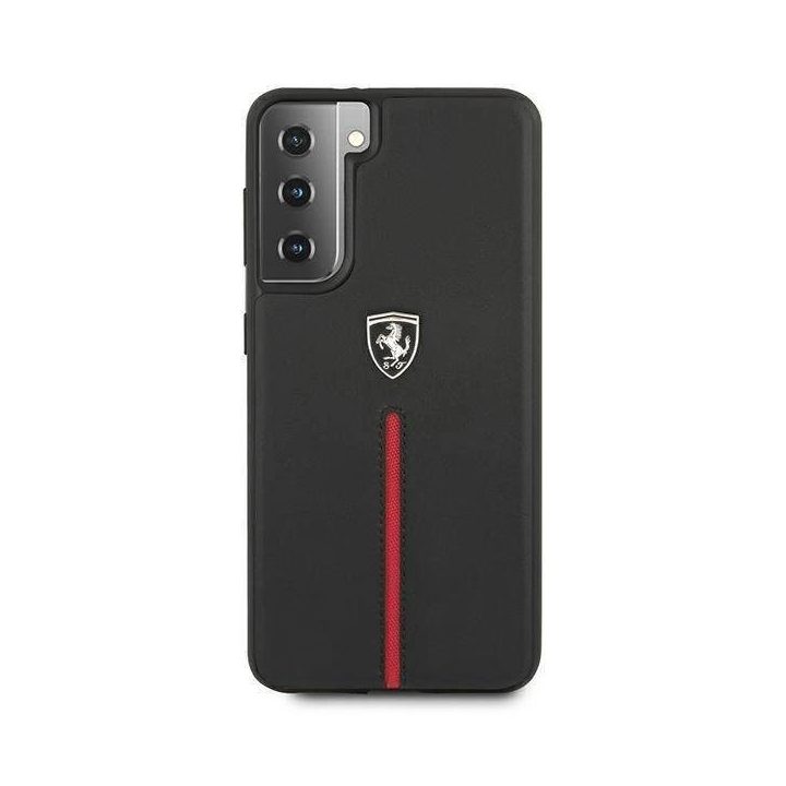 Ferrari FEOSIHCS21SBK S21 G991 juodos/juodos spalvos deklas Off Track Leather Nylon Stripe