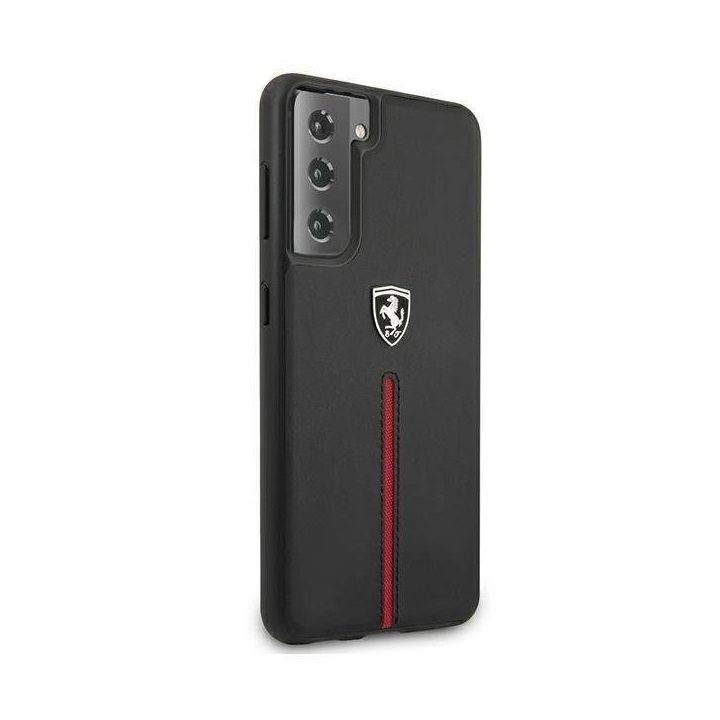 Ferrari FEOSIHCS21SBK S21 G991 juodos/juodos spalvos deklas Off Track Leather Nylon Stripe