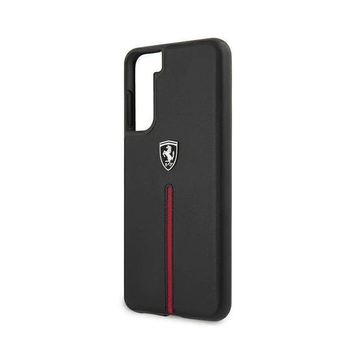 Ferrari FEOSIHCS21SBK S21 G991 juodos/juodos spalvos deklas Off Track Leather Nylon Stripe
