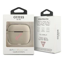 Guess GUACAPLSVSGP AirPods Pro dangtelis pilkai rožinis/pilkai rožinis Silikonas Derlius