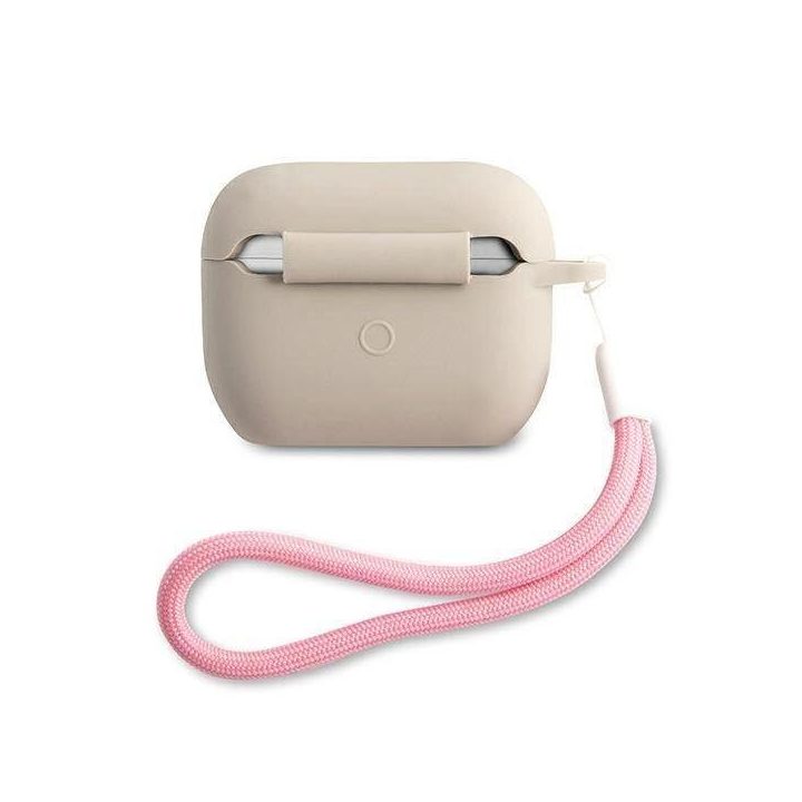 Guess GUACAPLSVSGP AirPods Pro dangtelis pilkai rožinis/pilkai rožinis Silikonas Derlius