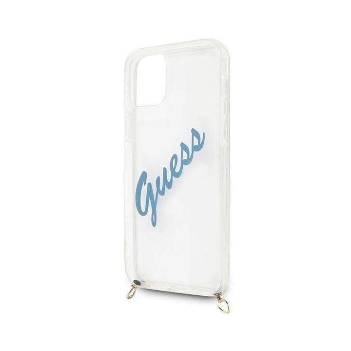 Guess GUHCP12SCRTVSBL iPhone 12 mini 5.4 blue/blue deklas Script Vintage