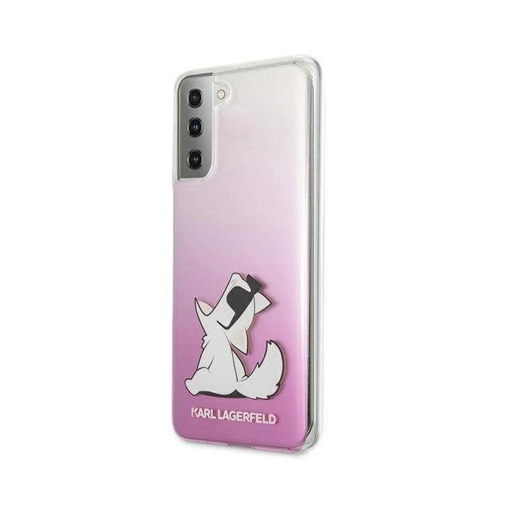 Karl Lagerfeld KLHCS21MCFNRCPI S21+ G996 deklas różowy/pink Choupette Fun