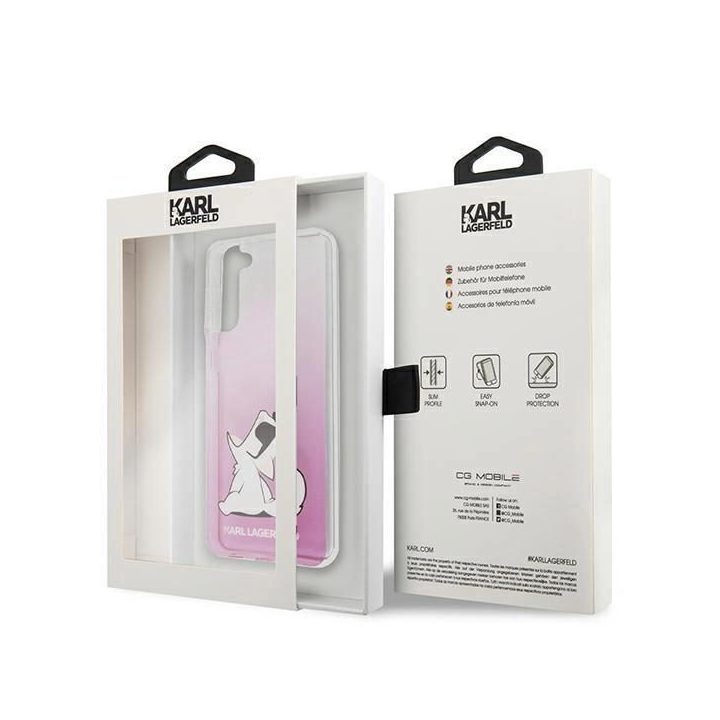 Karl Lagerfeld KLHCS21MCFNRCPI S21+ G996 deklas różowy/pink Choupette Fun