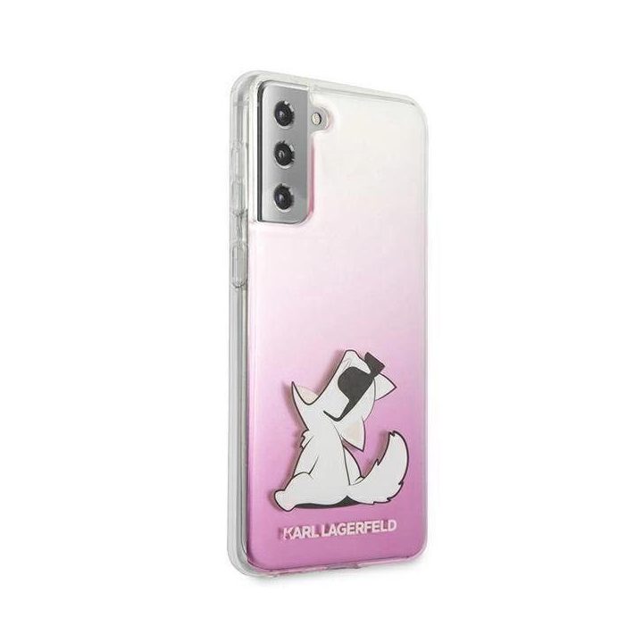 Karl Lagerfeld KLHCS21MCFNRCPI S21+ G996 deklas różowy/pink Choupette Fun