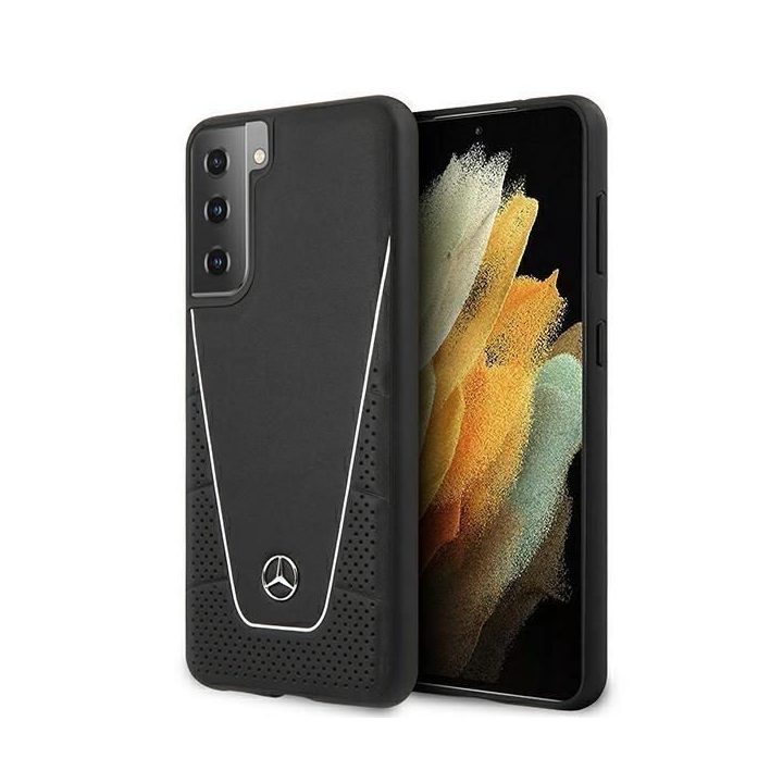 Mercedes Dynamic Line dėklas Samsung Galaxy S21 - juodas