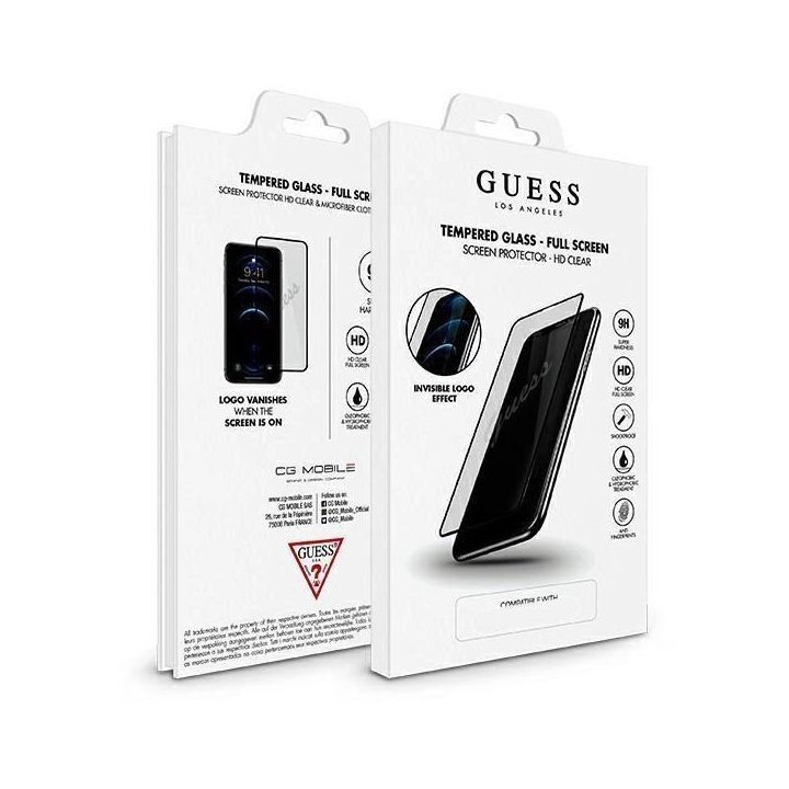 Guess grūdintas stiklas GUSPP12LSLTR iPhone 12 Pro Max 6,7 Derliaus magijos logotipas