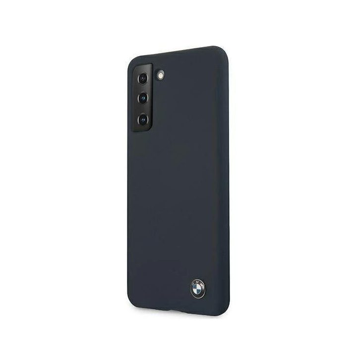 Dėklas BMW BMHCS21SSILNA S21 G991 granatowy/navy deklas Silikoninis parašas