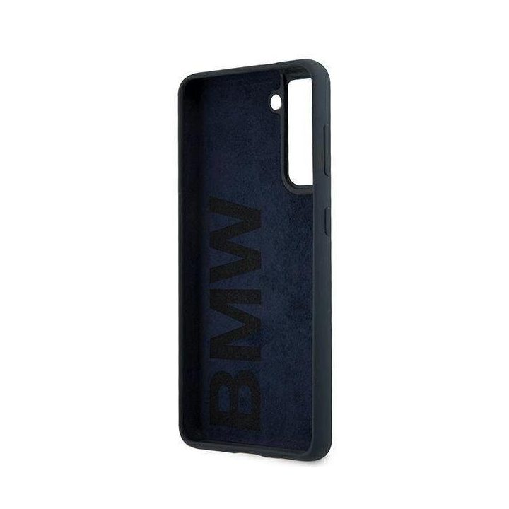 Dėklas BMW BMHCS21SSILNA S21 G991 granatowy/navy deklas Silikoninis parašas