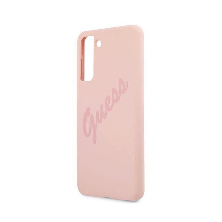 Guess GUHCS21MLSVSPI S21+ G996 rožinės/rožinės spalvos deklas Script Vintage