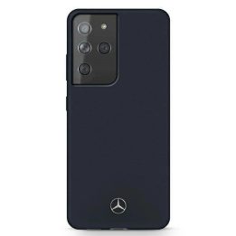 Mercedes MEHCS21LSILNA S21 Ultra G998 niebieski/mėlynas kietasis korpusas Silikoninė linija