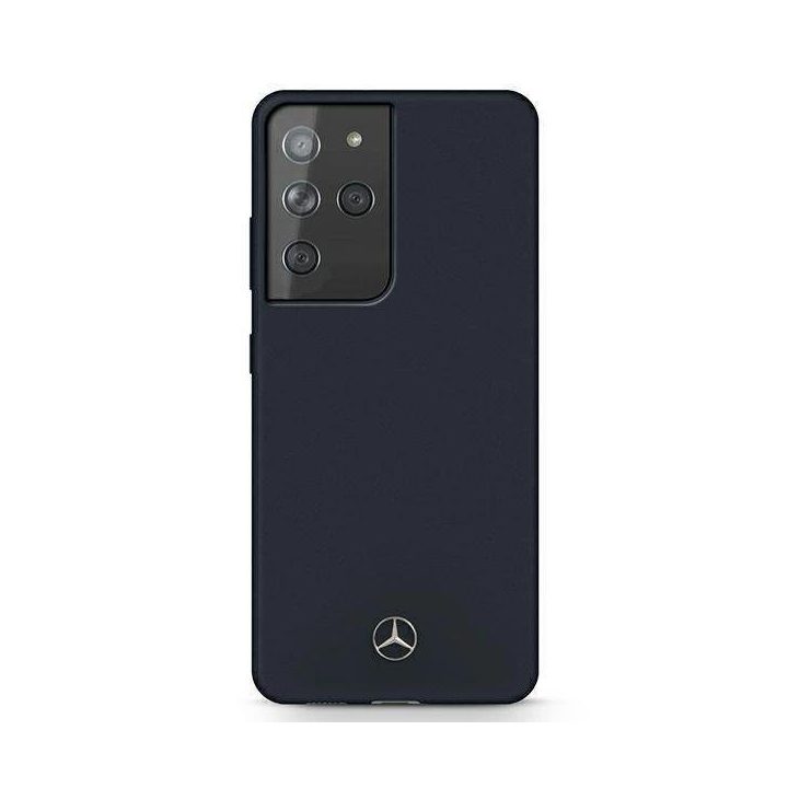 Mercedes MEHCS21LSILNA S21 Ultra G998 niebieski/mėlynas kietasis korpusas Silikoninė linija