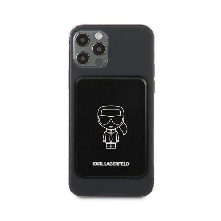 Karl Lagerfeld indukcinis powerbankas KLPBMSOIBK 3000mAh MagSafe