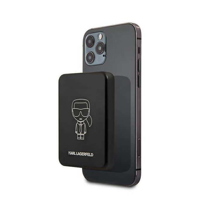 Karl Lagerfeld indukcinis powerbankas KLPBMSOIBK 3000mAh MagSafe
