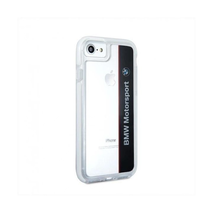 Dėklas deklas BMW BMHCP7SPVNA iPhone 7 /8/SE 2020 / SE 2022 skaidrus tamsiai mėlynas SHOCKPROOF
