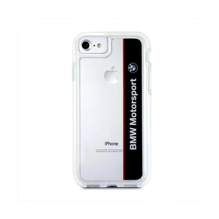 Dėklas deklas BMW BMHCP7SPVNA iPhone 7 /8/SE 2020 / SE 2022 skaidrus tamsiai mėlynas SHOCKPROOF