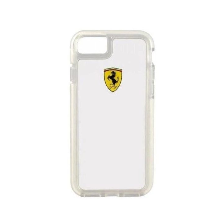 Ferrari deklas FEGLHCP7TR iPhone 7/8 SE 2020 / SE 2022, skaidrus, atsparus smūgiams