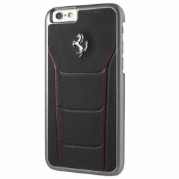 Ferrari deklas FESEHCP6BKR iPhone 6/6S 488 juodas/raudonas siuvinėjimas