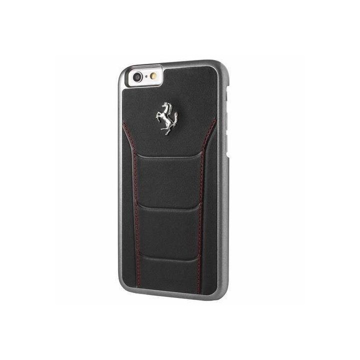 Ferrari deklas FESEHCP6BKR iPhone 6/6S 488 juodas/raudonas siuvinėjimas