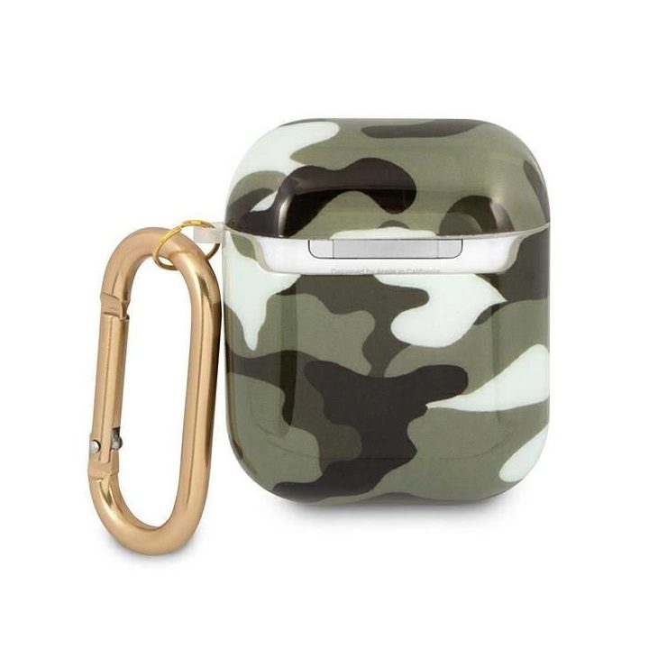 Guess GUA2UCAMA AirPods cover green/khaki Camo Collection