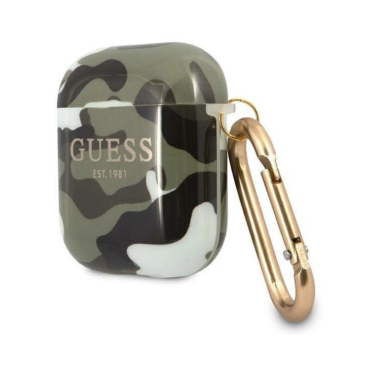 Guess GUA2UCAMA AirPods cover green/khaki Camo Collection