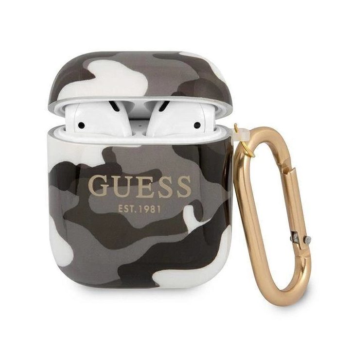 Guess GUA2UCAMG AirPods cover black/black Camo Collection