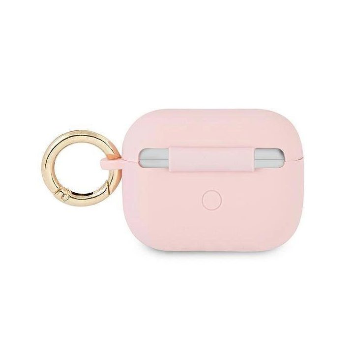 Guess GUAPSSSI AirPods Pro dangtelis rožinė/rožinė Silikonas Vintage Script