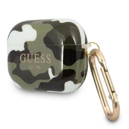 Guess GUAPUCAMA AirPods Pro dangtelis žalia/aki Camo kolekcija