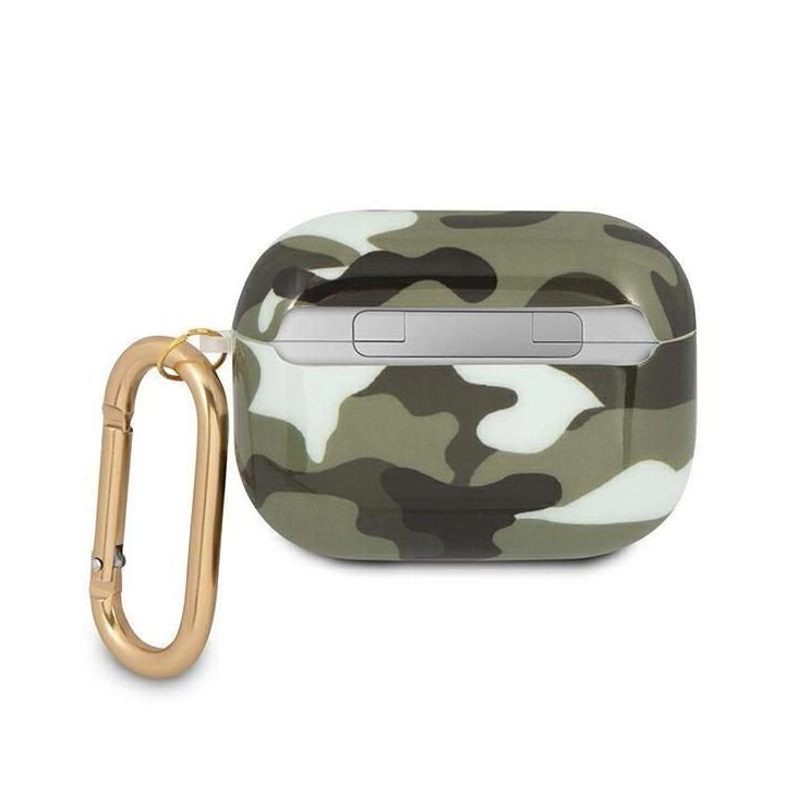 Guess GUAPUCAMA AirPods Pro dangtelis žalia/aki Camo kolekcija
