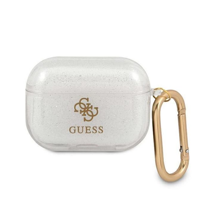 Guess GUAPUCG4GT AirPods Pro dangtelis Skaidri blizgučių kolekcija